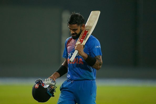 Kohli did not have the best of times with the bat in the two-match T20I series