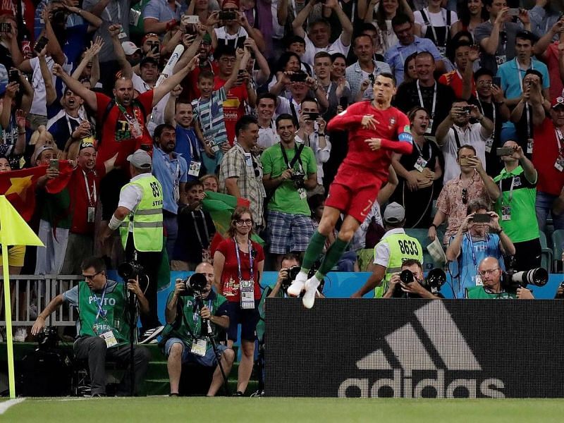 Ronaldo has doubled his World Cup tally with his hat-trick against Spain
