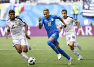 Football: Brazil vs Costa Rica at World Cup