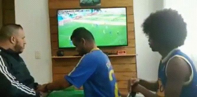 Watch: Deaf and blind Brazilian fan experiences FIFA World Cup with the help of his friends