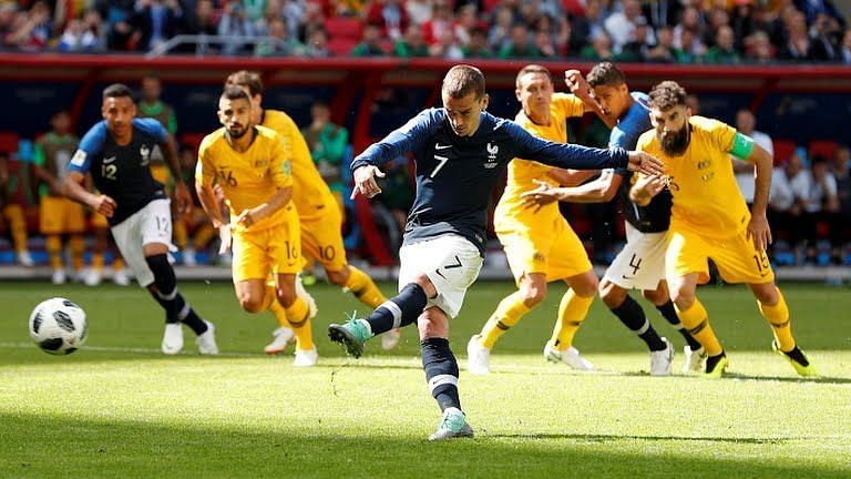 France and Australia played out a livelier second-half