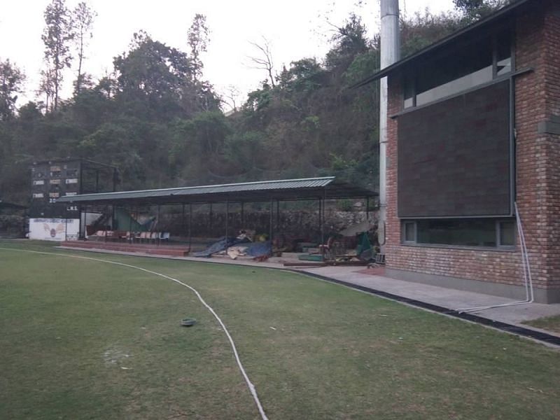 A manual as well as an electronic scoreboard have been installed at the ACA ground