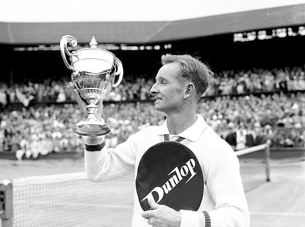 Tennis - Wimbledon Championships - Men&#039;s Singles - Final - Rod Laver v Martin Mulligan