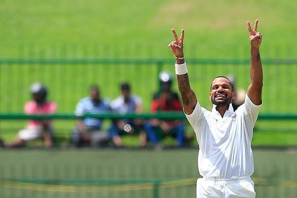 Dhawan reached the mark on Thursday