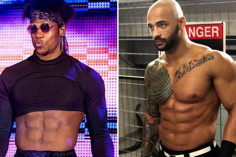 Velveteen Dream (Left) and Ricochet (Right) are involved in a feud that&#039;s set to reach a crescendo at NXT TakeOver: Chicago II