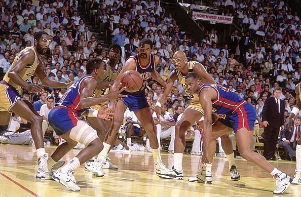 Los Angeles Lakers vs Detroit Pistons, 1989 NBA Finals 