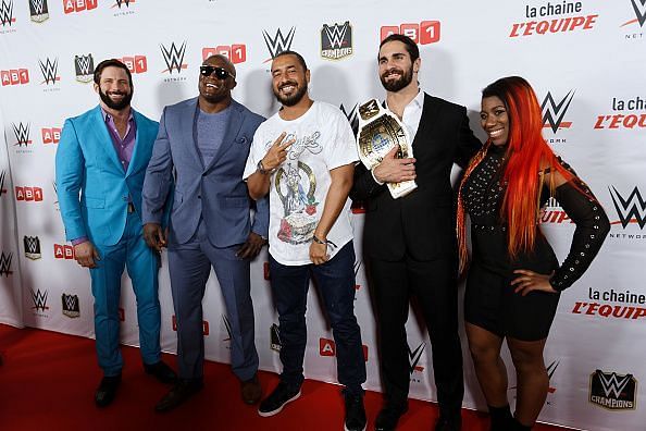 Zack Ryder and other WWE Superstars in Paris, France