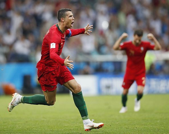 Football: Spain vs Portugal at World Cup