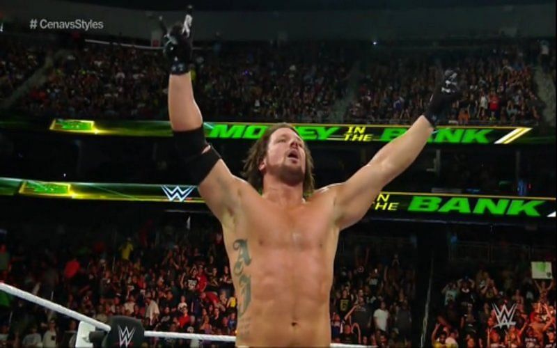 Victory over John Cena established AJ Styles as a star in the WWE