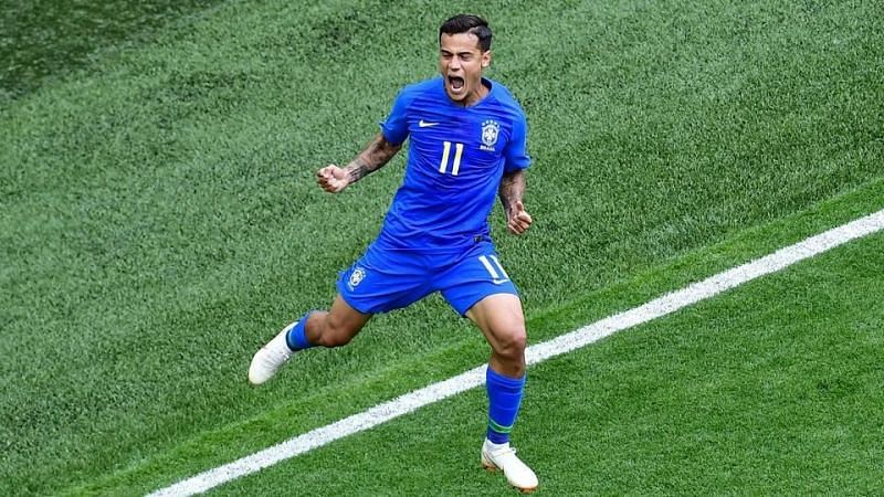 Coutinho scored or assisted the first goal in all of Brazil&#039;s games