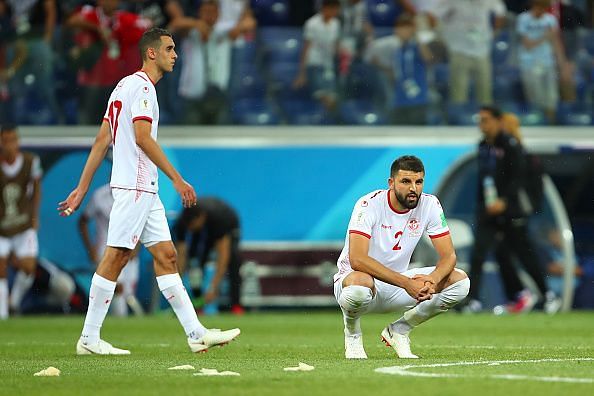 Tunisia could not hold on in the end