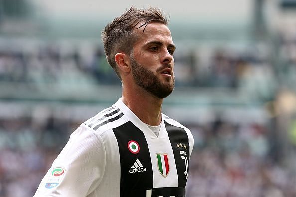 Miralem Pjanic of Juventus FC  during the Serie A football...