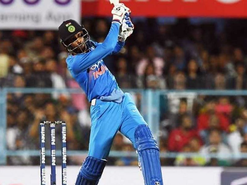Hardik Pandya played a quickfire knock to end the Indian innings on a high note