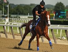 Justify ready for run at Triple Crown history in Belmont
