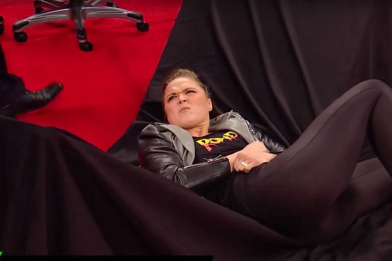 Ronda hasn&#039;t been able to deliver on the mic yet 