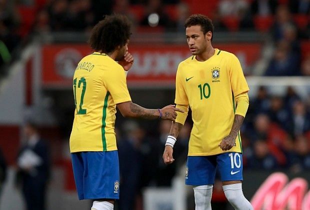 Marcelo and Neymar.