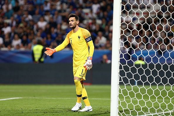 Hugo Lloris of France  during the the International Friendly...