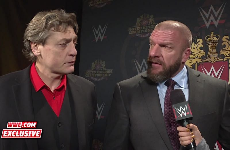 William Regal and Triple H are the authority figures looking after NXT&#039;s day-to-day operations today