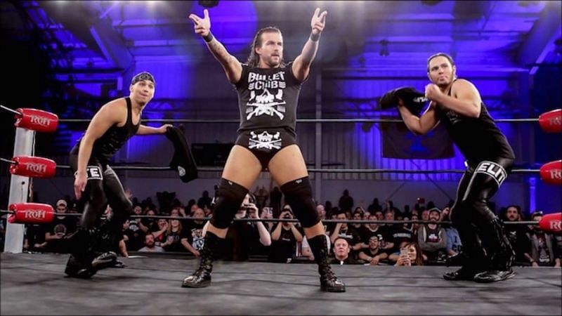 Adam Cole directs traffic!