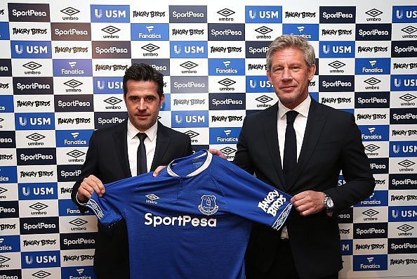 Everton Marco Silva and Marcel Brands Press Conference