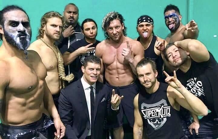 Kenny Omega as the leader of The Bullet Club 