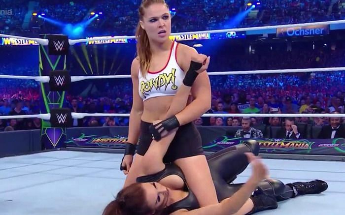 Stephanie McMahon was completely dominated by Ronda Rousey at WrestleMania 