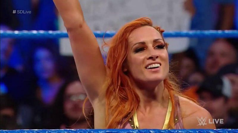 Becky Lynch had a few issues with her jacket 