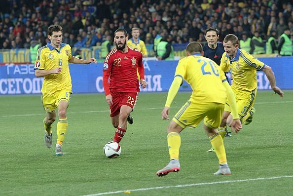 UEFA EURO 2016 Qualification match: Ukraine vs Spain