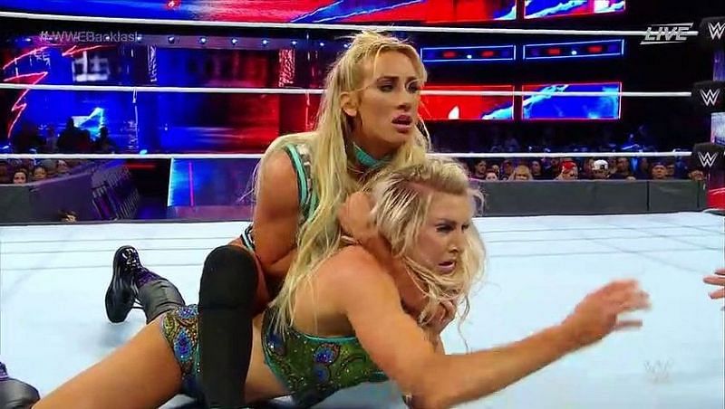 Carmella vs. Charlotte Backlash