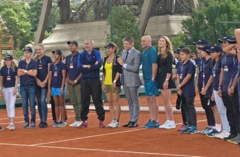 Steffi Graf, Andre Agassi, Arantxa Sanchez-Vicario, Alex Corretja