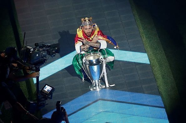 Real Madrid celebrates UEFA Champions League victory