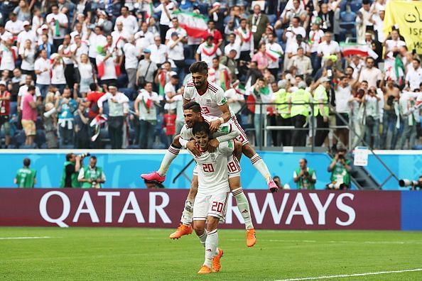 2018 FIFA World Cup: 1st Stage Group B match Morocco 0 - 1 Iran