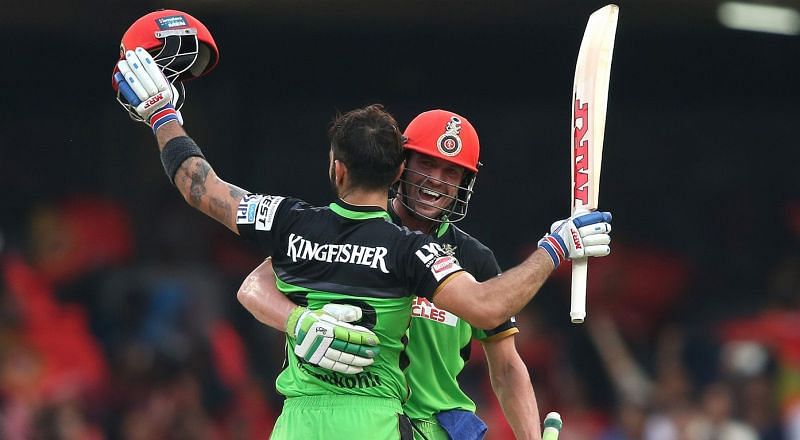 AB de Villiers and Virat Kohli