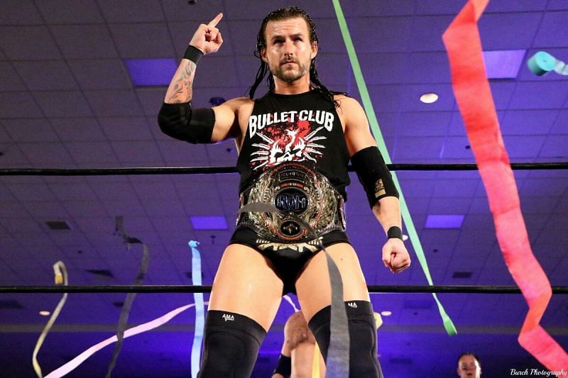 Former ROH World Champion Adam Cole as a member of The Bullet Club 