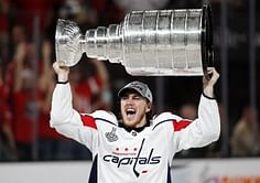 Caps' TJ Oshie shares Cup with Alzheimer's-afflicted father