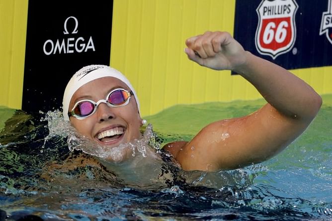 Kathleen Baker sets world record in 100 back at US nationals