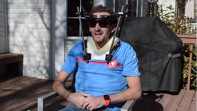 World-class Ironman triathlete on mend from broken neck