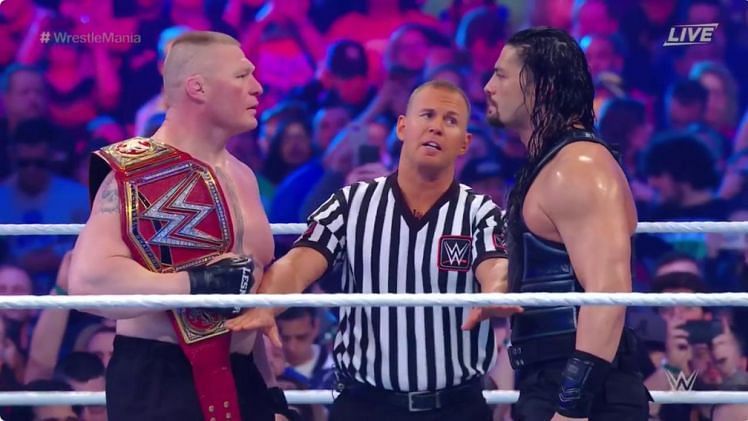 Roman vs Brock at WrestleMania 34
