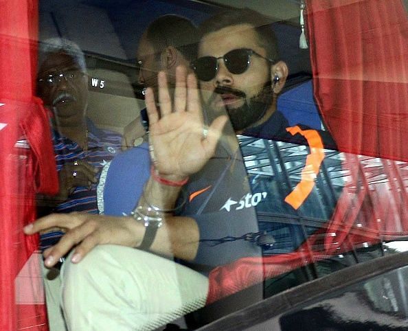 Indian Cricket Team Arrives At Kolkata