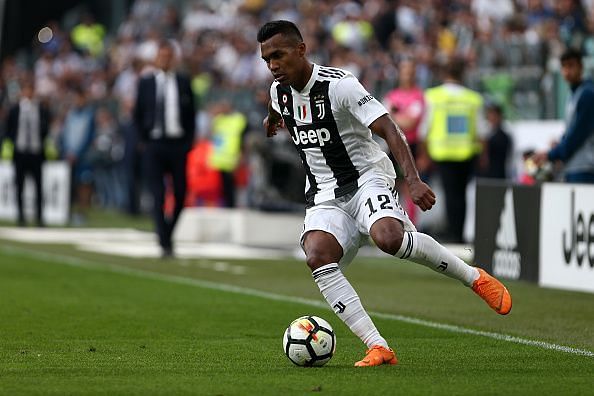 Alex Sandro  of Juventus FC in action during the Serie A...