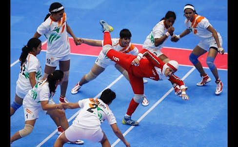 India Vs Iran women&#039;s final match of 2014 Asian Games. 