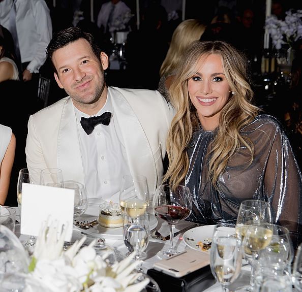 Candice and Tony Romo at the TWO x TWO For AIDS And Art 2016