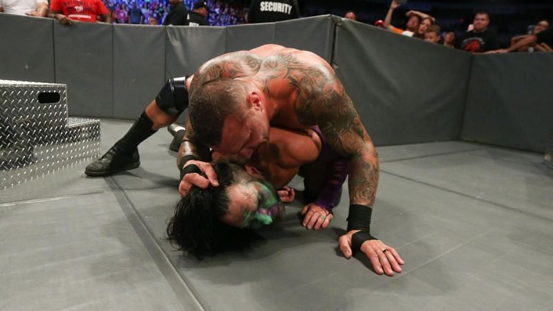 Randy Orton assaulted Jeff Hardy