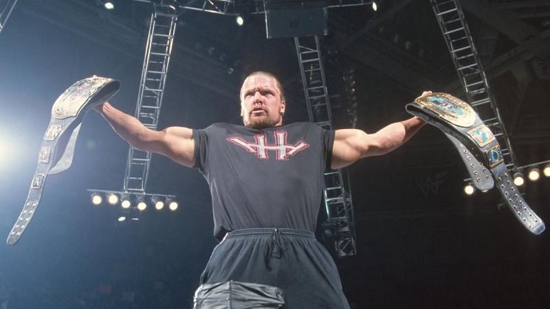 Triple H once held both the Intercontinental Championship and Tag Team Championship 