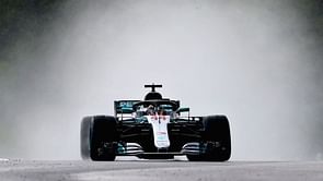 Hamilton leads Mercedes one-two at sodden Hungaroring Qualifying