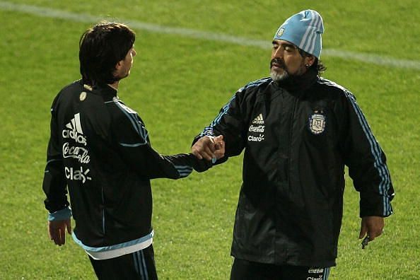 Argentina Training &amp; Press Conference - 2010 FIFA World Cup