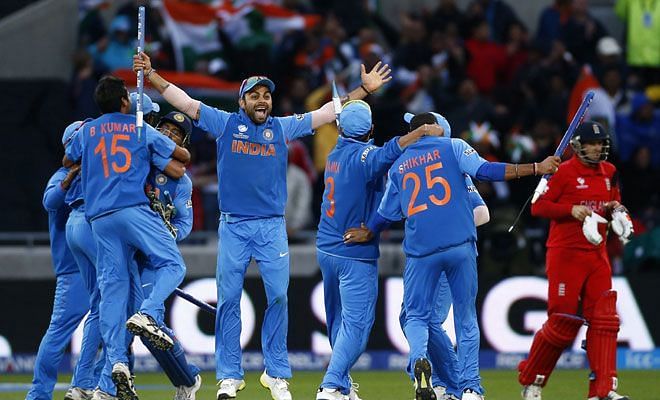India won by 5 runs in a low-scoring cliffhanger.