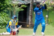 Man of the Match Sunil Ramesh at the action
