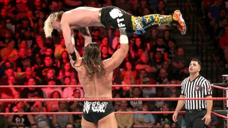 Enzo Amore and Big Cass faced each other in a singles match