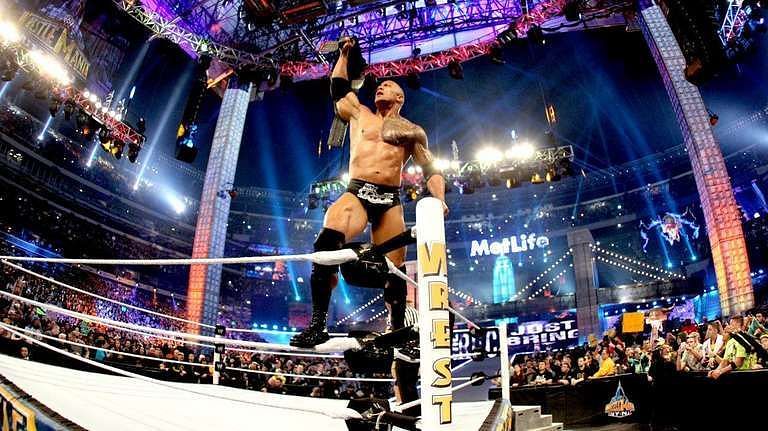 Could be The Rock be preparing to headline another WrestleMania? 